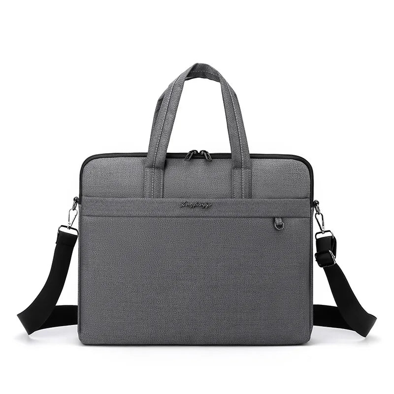Men's Business Messenger Bag Shoulder Computer Briefcase Zipper Bag