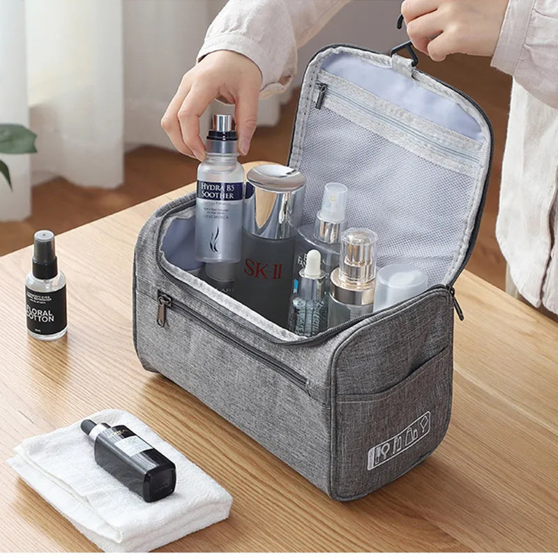 Men's Hanging Cosmetic Bag Travel Toiletry Kit Wash Pouch Women