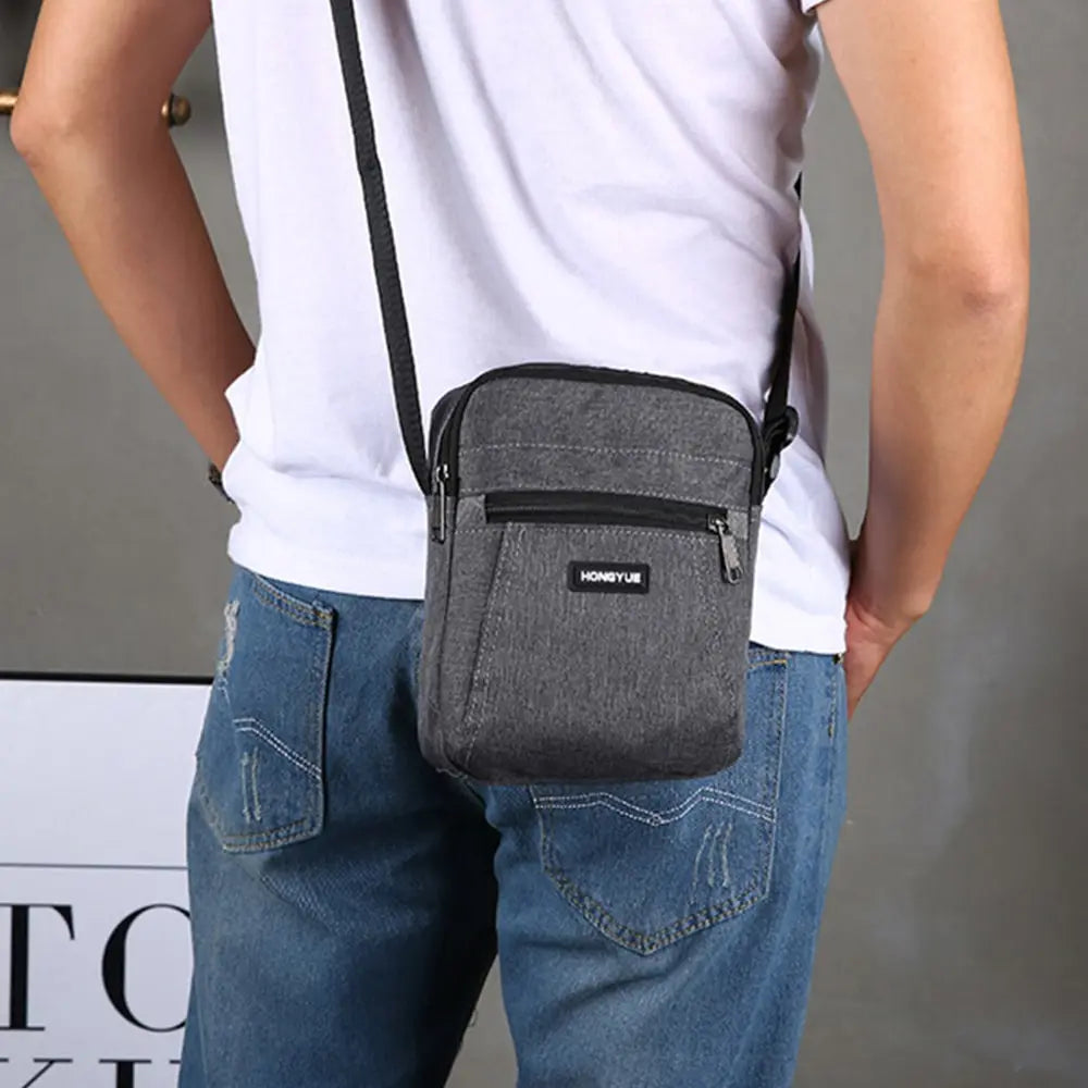 Men's Messenger Bag Crossbody Shoulder Bags Travel Bag Man Purse Small Sling Pac