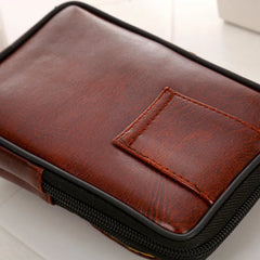 Men's Retro Casual Belt Bag Geometric Waist Packs Chest Phone Pouch