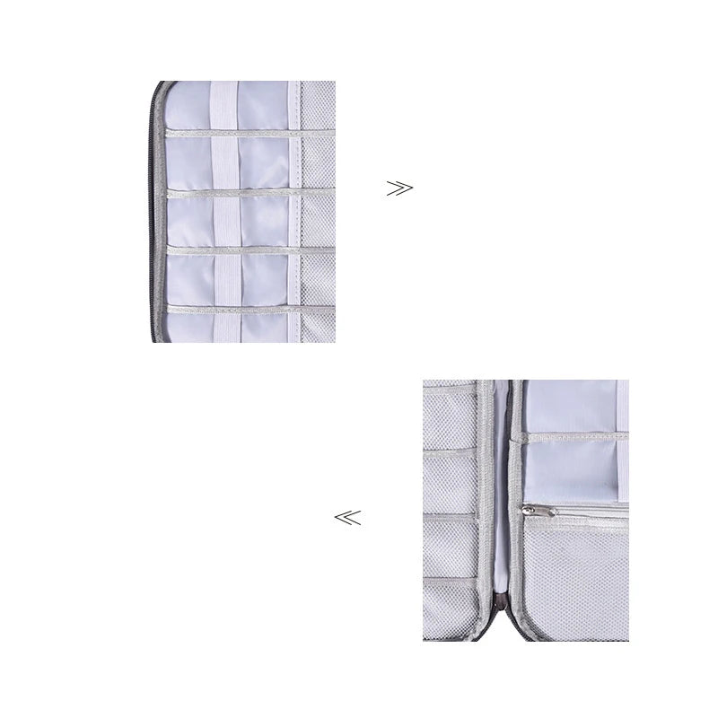 Travel Electronic Accessory Storage Bag Waterproof Wrist Bag