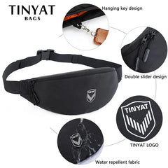 Men's Waist Bag Pack Light Waterproof Sports Fanny Bag