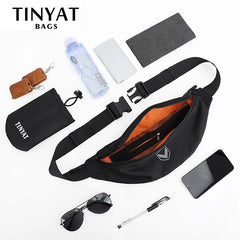 Men's Waist Bag Pack Light Waterproof Sports Fanny Bag