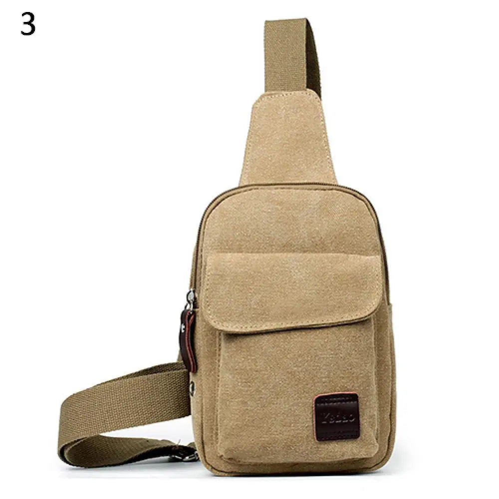 Men's Canvas Satchel Cross Body Shoulder Bag