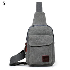 Men's Canvas Satchel Cross Body Shoulder Bag