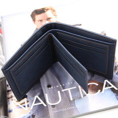 Men's Leather Wallet, Large-capacity Retro Business Wallet