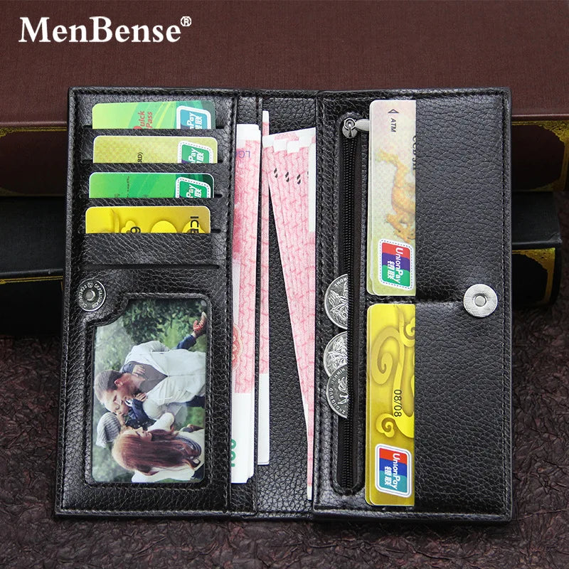 Men's Slim Vintage Leather Wallet