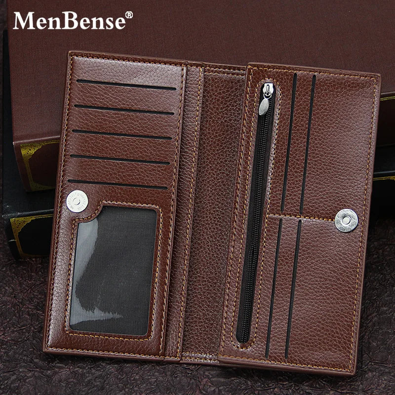 Men's Slim Vintage Leather Wallet