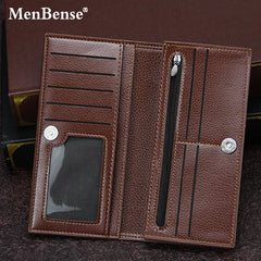 Men's Slim Vintage Leather Wallet