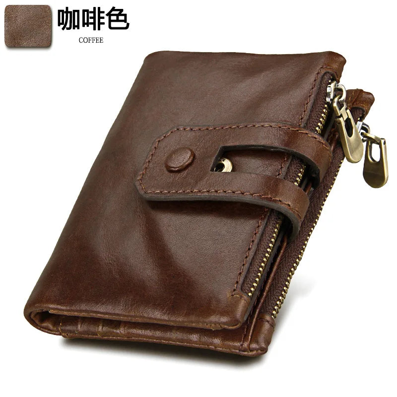 Men's Anti-theft RFID Leather Wallet