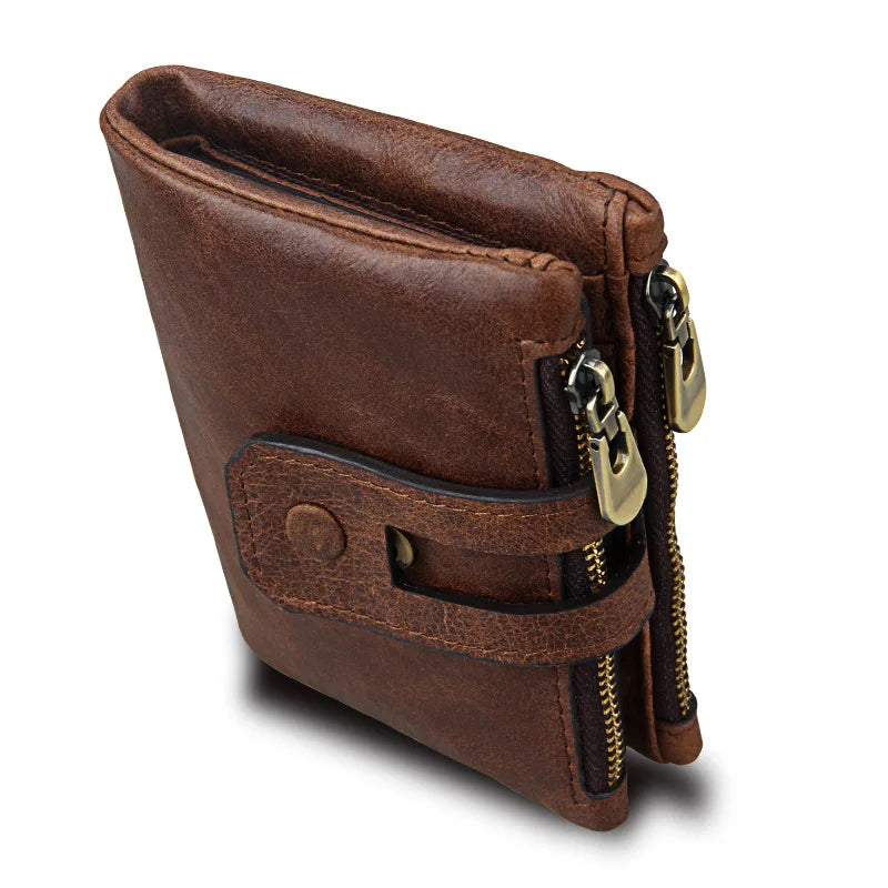 Men's Anti-theft RFID Leather Wallet