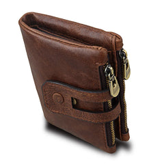 Men's Anti-theft RFID Leather Wallet