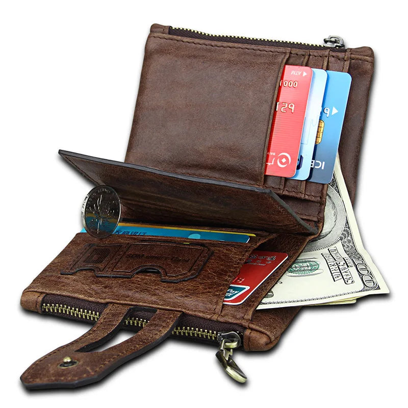 Men's Anti-theft RFID Leather Wallet