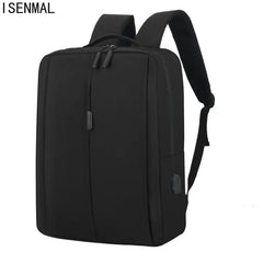 Men's Waterproof Laptop Backpack USB Charging Rucksack