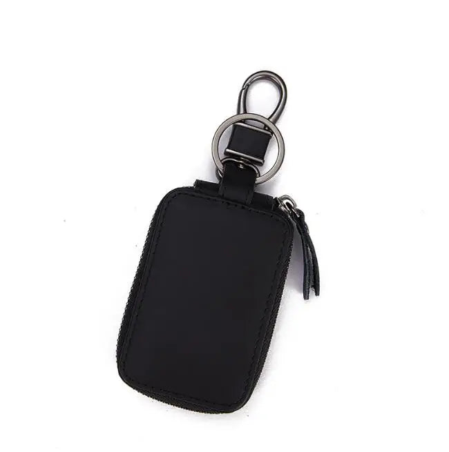 Men's Leather Car Key Bag Retro Style