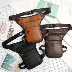 Men's Sling Cross Body Waist Bag Fanny Pack Drop Leg Bag Thigh Pouch
