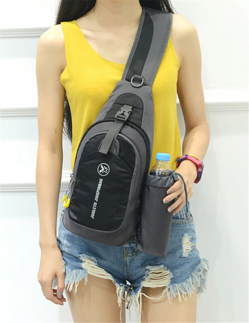 Waterproof Chest Bag Pack Travel Sport Shoulder Sling Backpack
