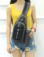 Waterproof Chest Bag Pack Travel Sport Shoulder Sling Backpack