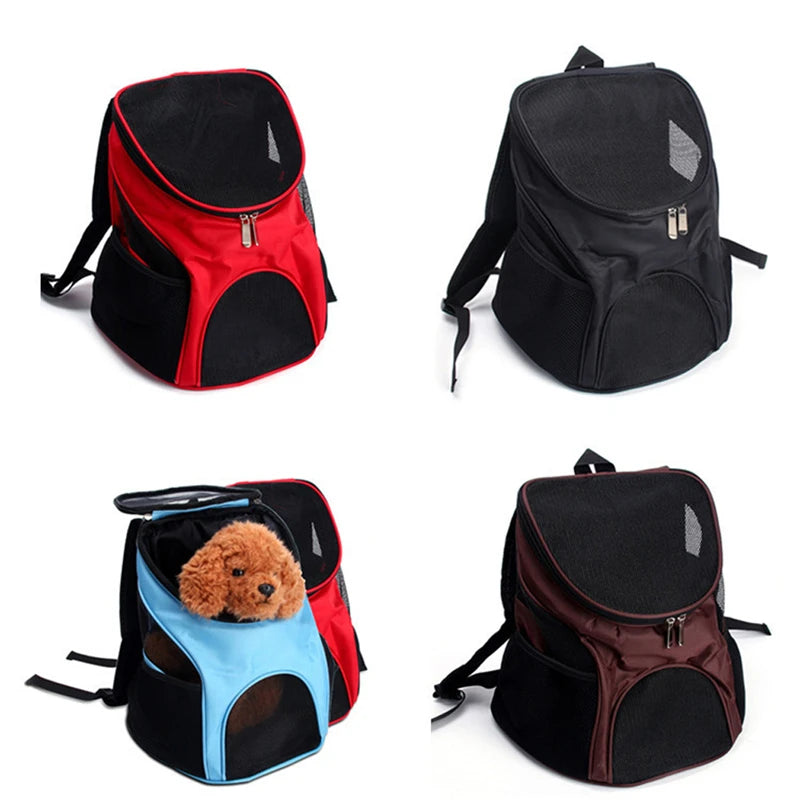 Mesh Breathable Pet Carrier Backpack Large Capacity Cat D
