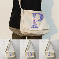 Harajuku Style Messenger Bag - Purple