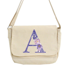 Harajuku Style Messenger Bag - Purple