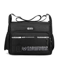 Men's Messenger Bag Nylon Shoulder Business Travel Lightweight Crossbody Bag