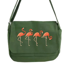 Japanese Flamingo Messenger Bag Large Capacity Portable One-shoulder Bag