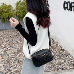 Embroidered Camera Crossbody Bag Chain Handbag