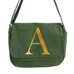 Japanese Multi-function Messenger Bag Golden Letter Pattern