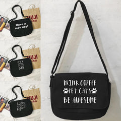 Japanese Multi-function Messenger Bag Harajuku Languid Portable One-shoulder Bag