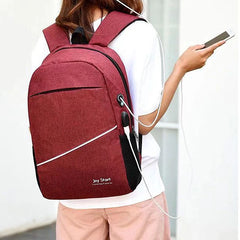 Mew Men's Waterproof Business Laptop Backpack USB Charging Bagpack