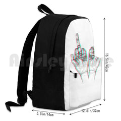 Middle Fingers Outdoor Hiking Backpack Waterproof Camping Travel