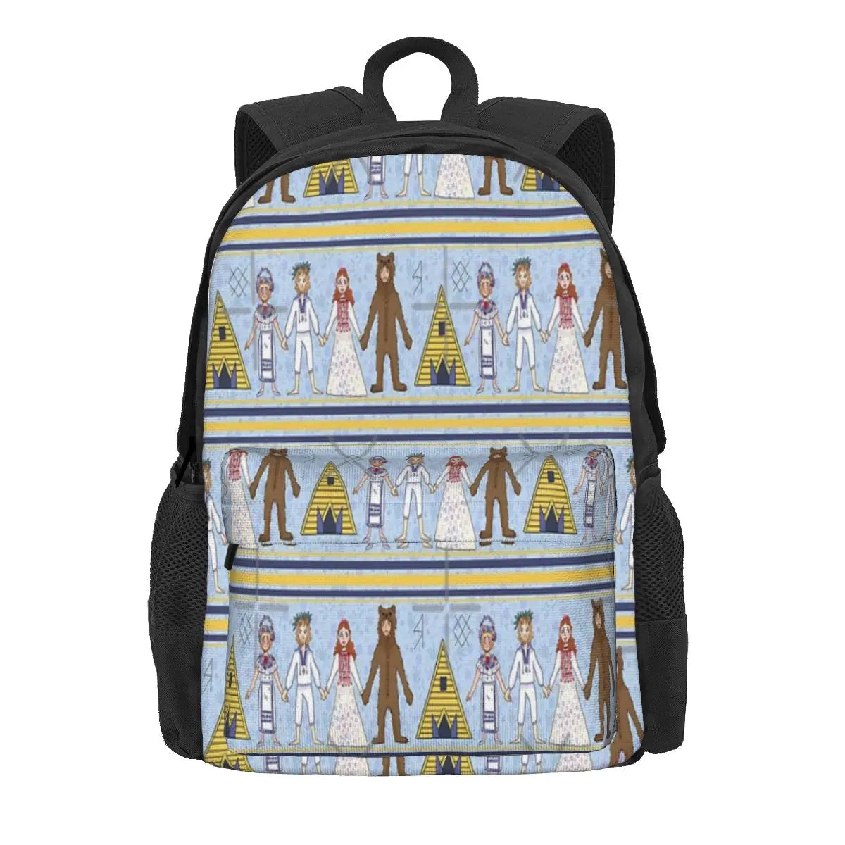 Midsommar Pattern 2 Backpacks Men's Backpacks Bags For Women Schoolbag