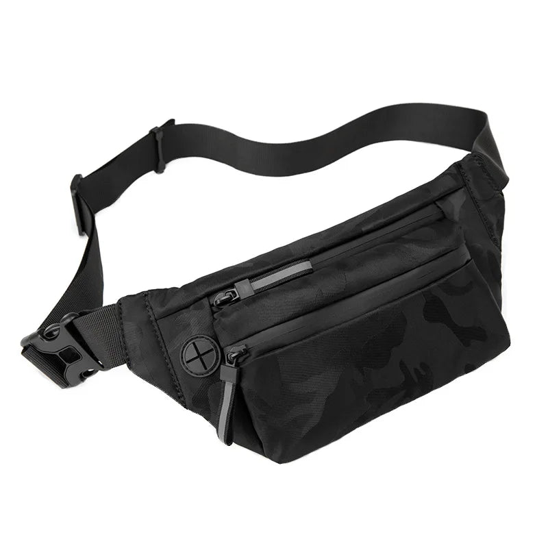 Men Waist Bag Chest Fanny Pack Waterproof Outdoor Crossbody Bags