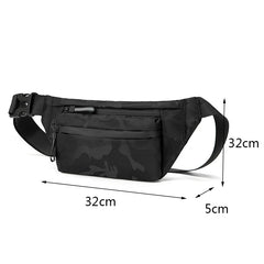 Men Waist Bag Chest Fanny Pack Waterproof Outdoor Crossbody Bags