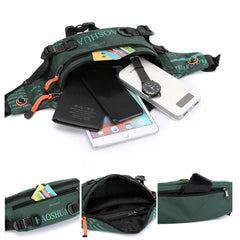 Men's Fanny Pack Shoulder Waist Bag Casual Nylon Pouch Bags Unisex Sports