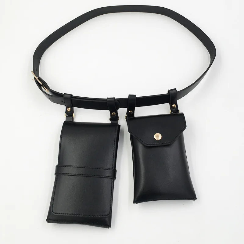 Leather Waist Bag Fanny Pack Crossbody Chest Bag