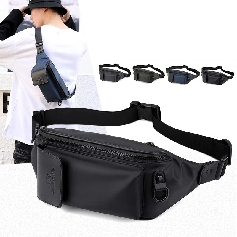 Waterproof Waist Pack Belt Bag Hip Hop Hobos Pack Crossbody Bag