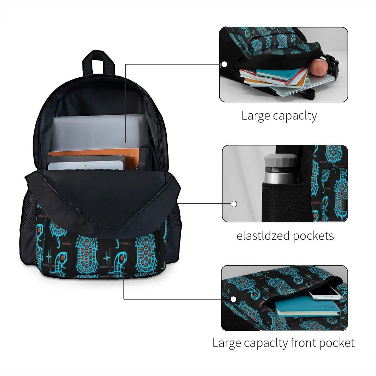 Mikinaak 1 Backpacks Men's & Women's Travel Bag