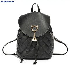 Mini Backpack Crossbody Bag For Teenage Girl Women PU Small Cover