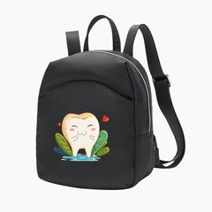 Teeth Pattern Mini Backpack Crossbody Bag for Women