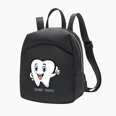 Teeth Pattern Mini Backpack Crossbody Bag for Women