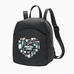 Teeth Pattern Mini Backpack Crossbody Bag for Women