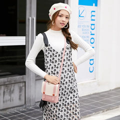 Mini Leather Crossbody Bag for Women - Phone Pouch Pack