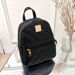 Women's Mini Backpack Shoulder Bag Messenger PU Leather Crossbody