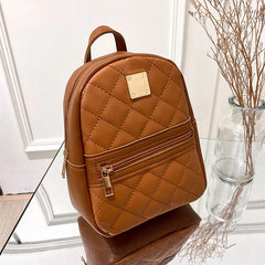 Women's Mini Backpack Shoulder Bag Messenger PU Leather Crossbody