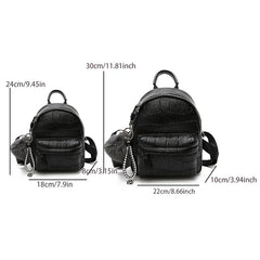 Mini Backpack Women PU Leather Small Backpack Female Back Pack