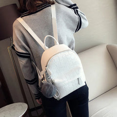 Mini Backpacks Women PU Leather Small Backpack Female Back Pack