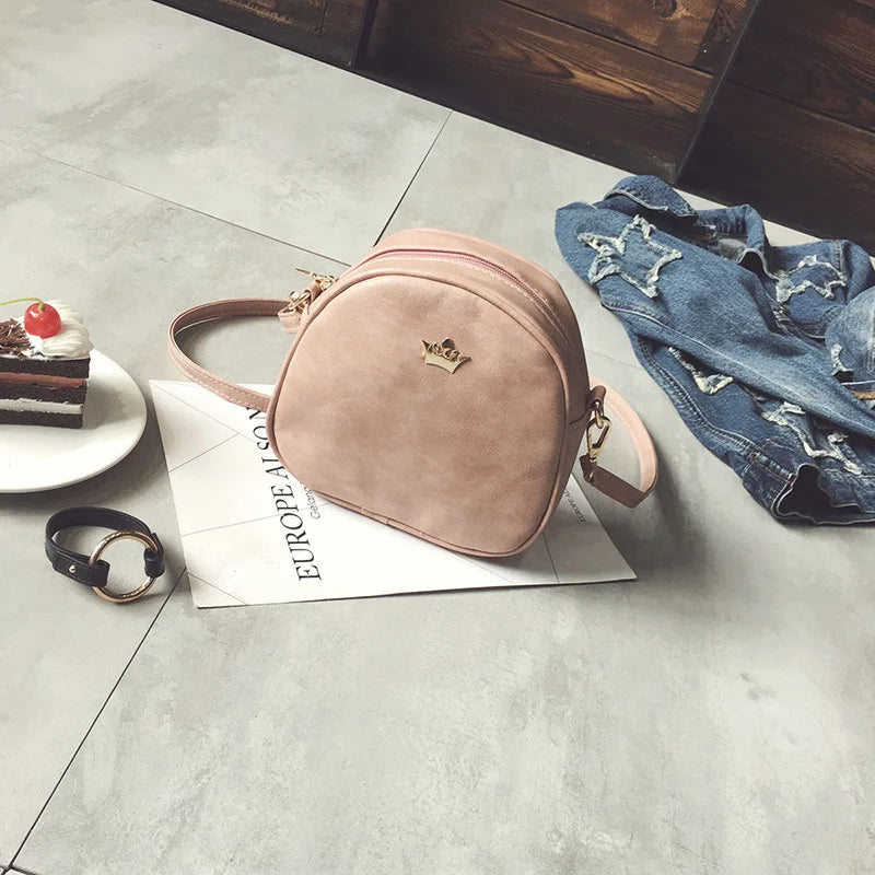 Crown Evening Bags Women Handbag Messenger Bags Pu Leather Shoulder Bag