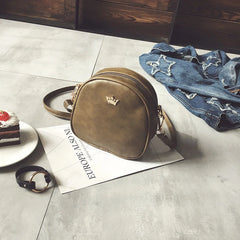 Crown Evening Bags Women Handbag Messenger Bags Pu Leather Shoulder Bag